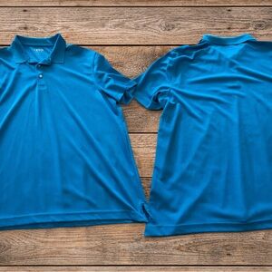 IZOD Teal-Blue Performance Polo Short Sleeve